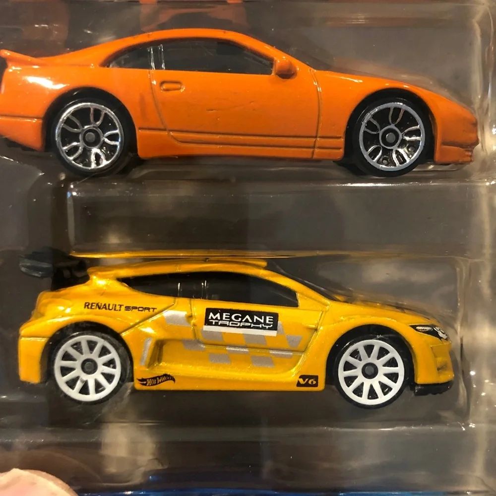Mattel Hot Wheels Nightburnerz 5-Pack - Red, Orange, Yellow, Blue, Black